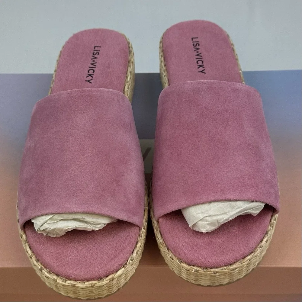 Lisa Vicky‎ SMILE-V FOX GLOVE KID SUED Women's Sz 6.5 Suede